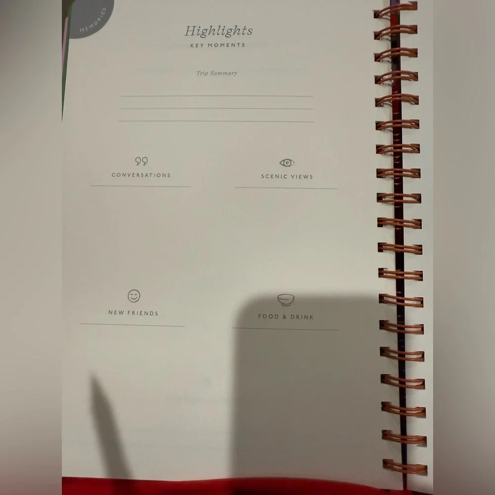 NEW Papier Travel Journal My Adventures Journey 150 Pages Vacation Planner